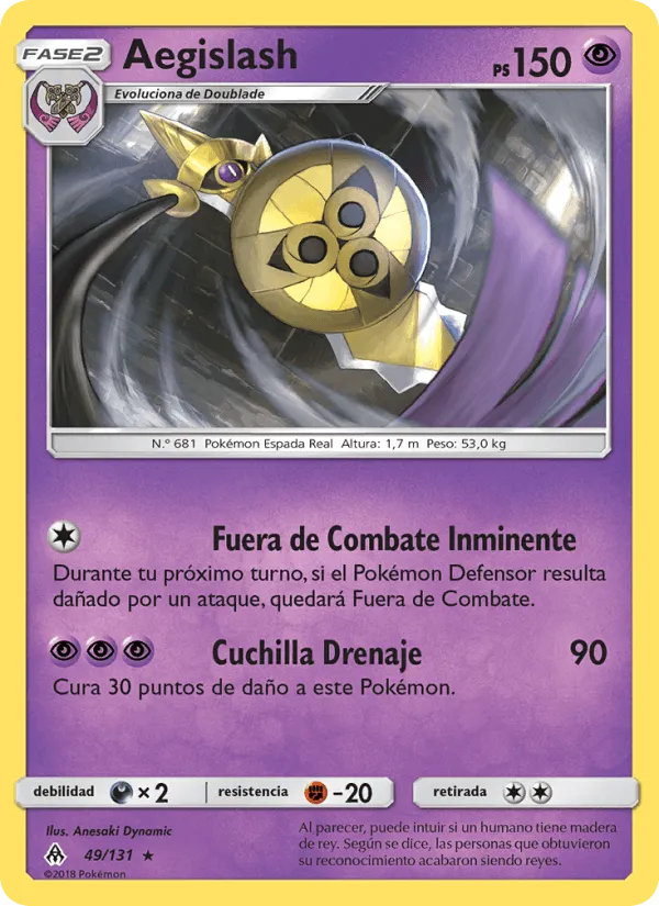 Aegislash · Luz Prohibida 49/131
