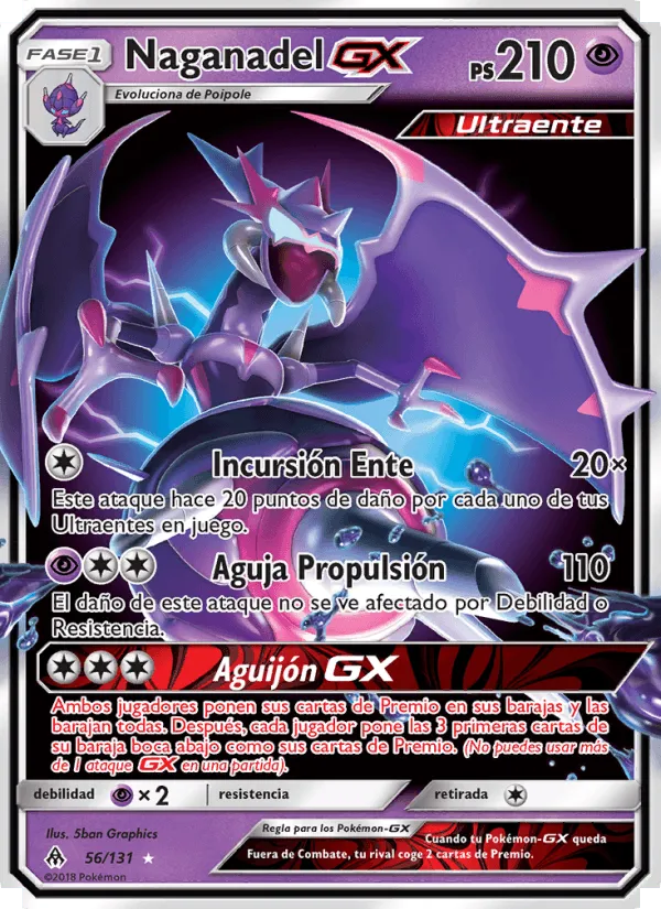 Naganadel GX · Luz Prohibida 56/131