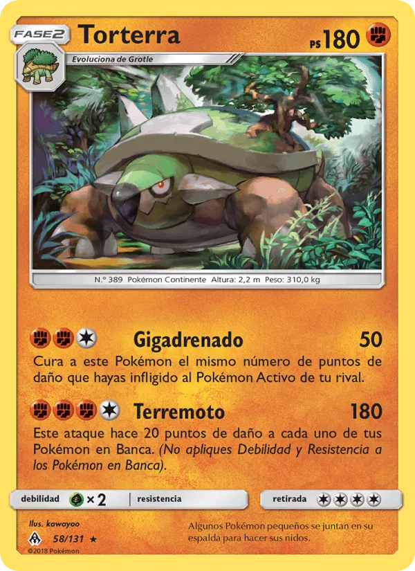 Torterra · Luz Prohibida 58/131