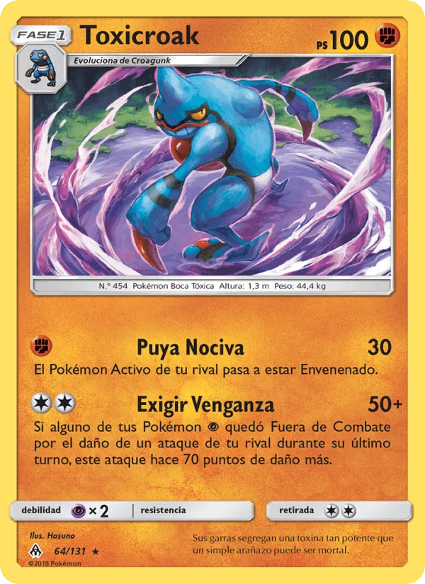 Toxicroak · Luz Prohibida 64/131