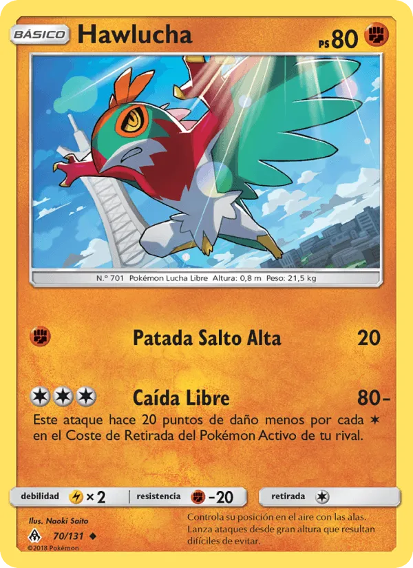 Hawlucha · Luz Prohibida 70/131