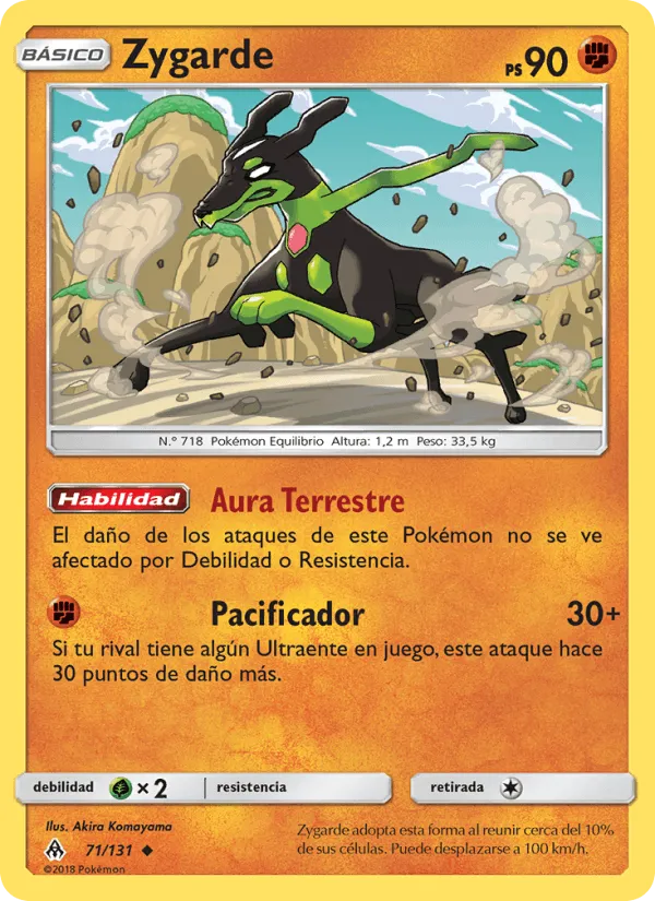 Zygarde · Luz Prohibida 71/131