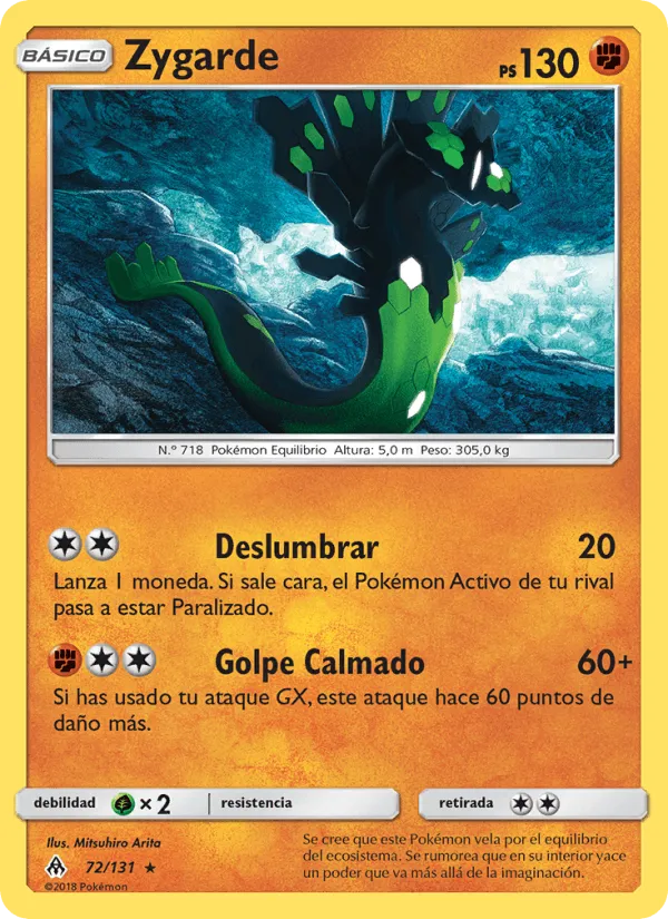 Zygarde · Luz Prohibida 72/131