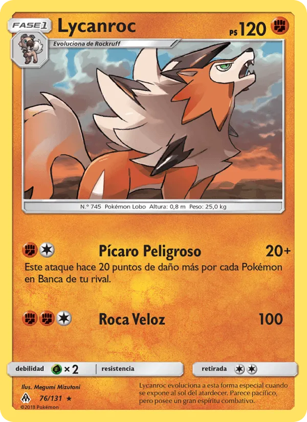Lycanroc · Luz Prohibida 76/131