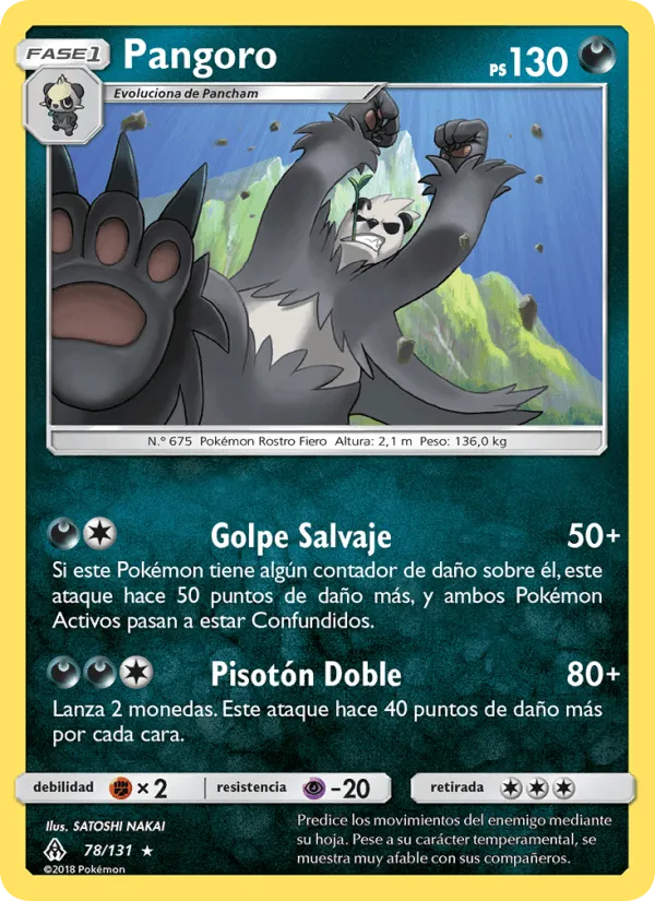 Pangoro · Luz Prohibida 78/131