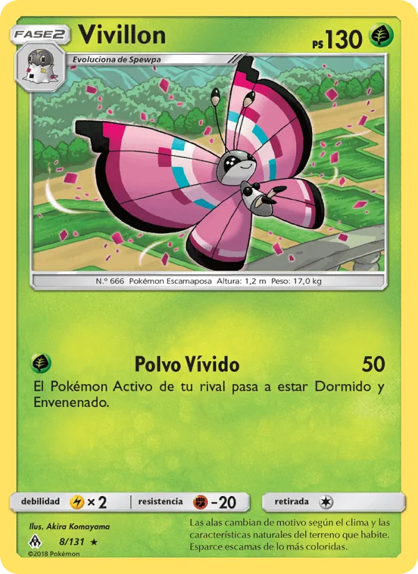 Vivillon · Luz Prohibida 8/131