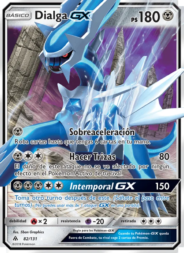 Dialga GX · Luz Prohibida 82/131