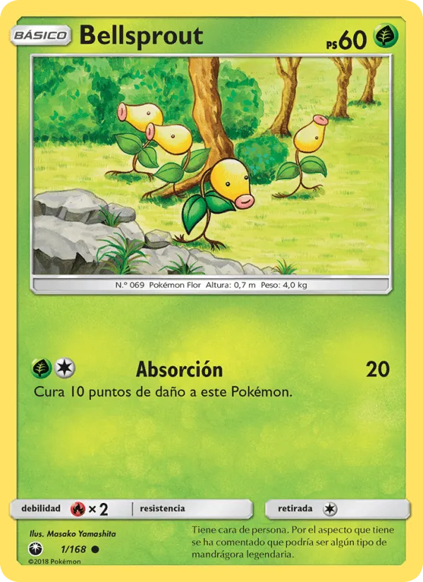 Bellsprout · Tormenta Celestial 1/168