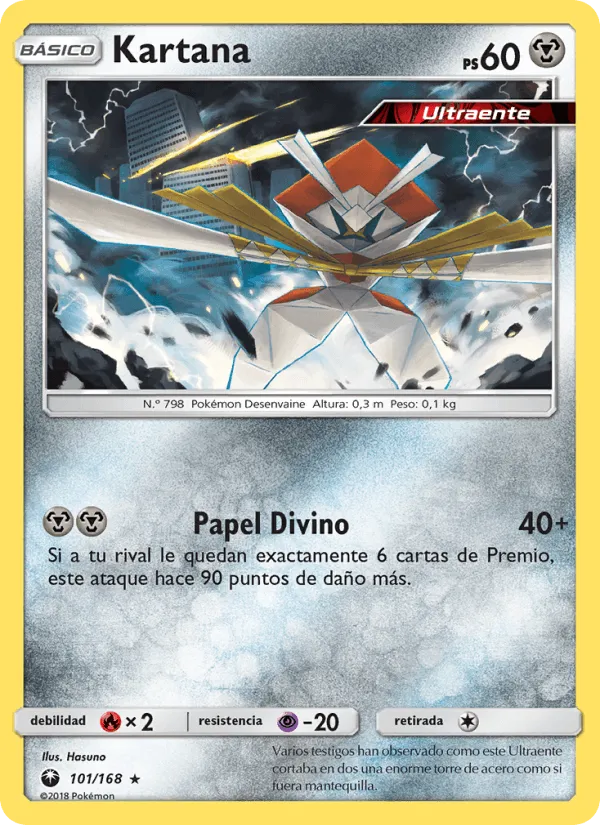 Kartana · Tormenta Celestial 101/168