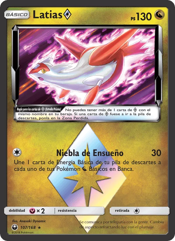 Latias ◇ · Tormenta Celestial 107/168