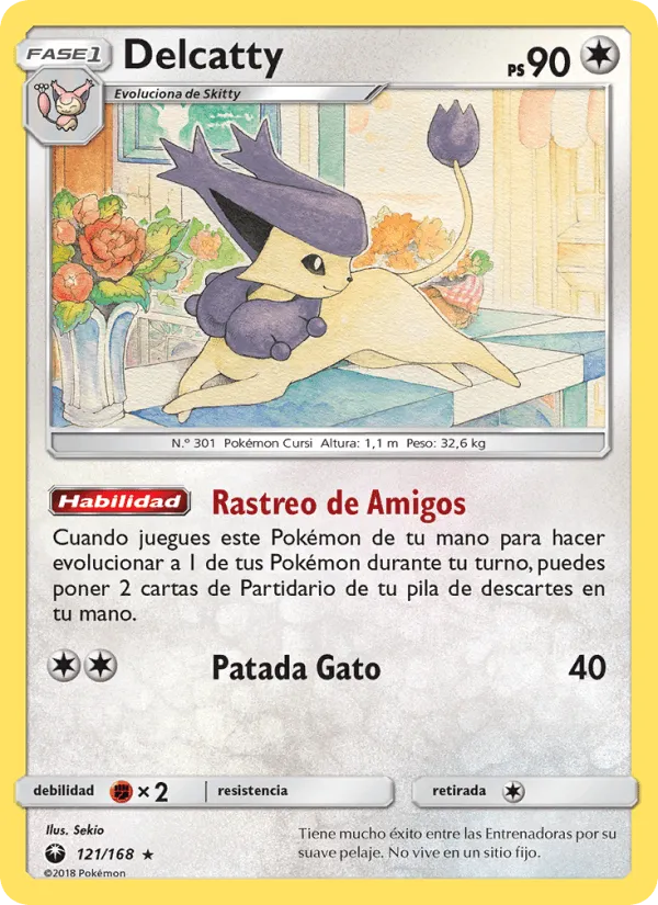 Delcatty · Tormenta Celestial 121/168