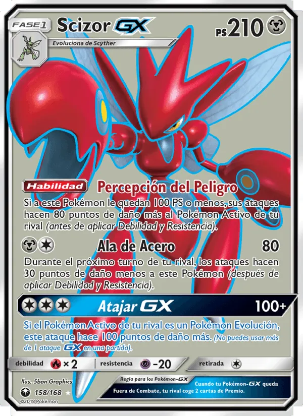 Scizor GX · Tormenta Celestial 158/168