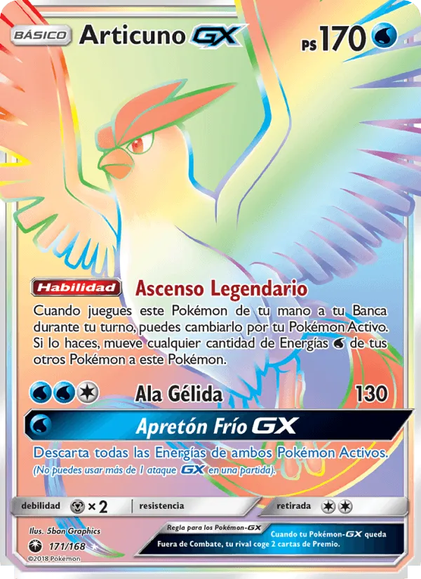 Articuno GX · Tormenta Celestial 171/168