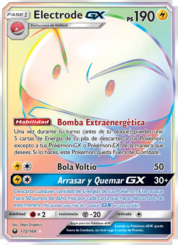 Electrode GX · Tormenta Celestial 172/168