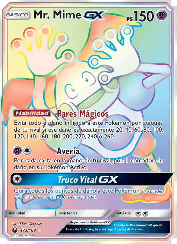 Mr. Mime GX · Tormenta Celestial 173/168