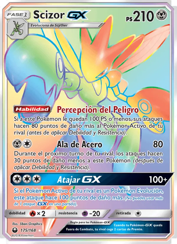Scizor GX · Tormenta Celestial 175/168