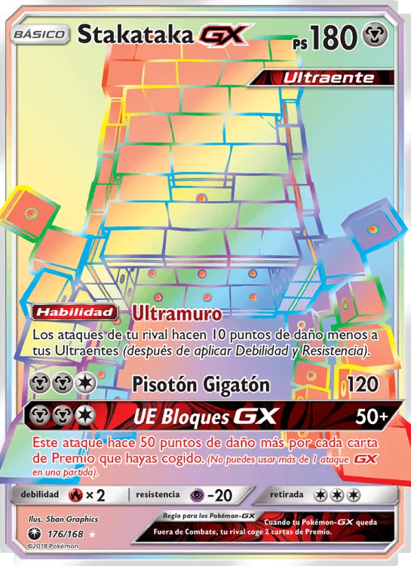 Stakataka GX · Tormenta Celestial 176/168
