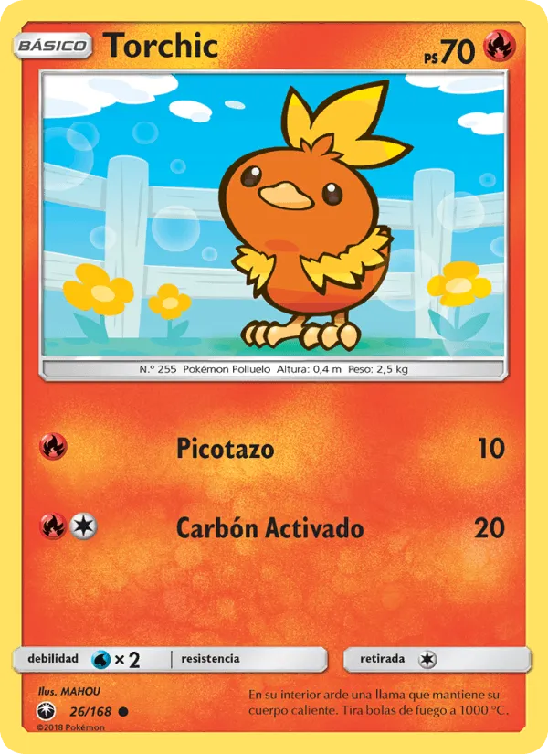 Torchic · Tormenta Celestial 26/168