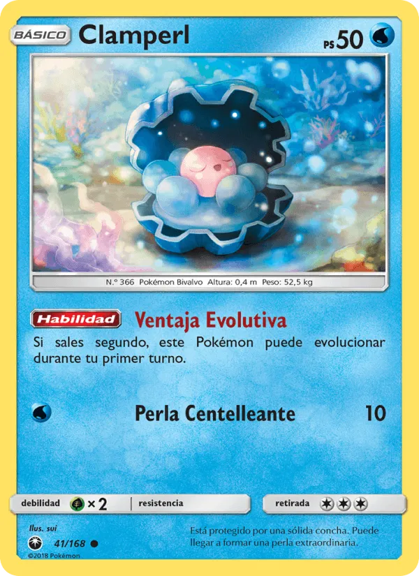 Clamperl · Tormenta Celestial 41/168