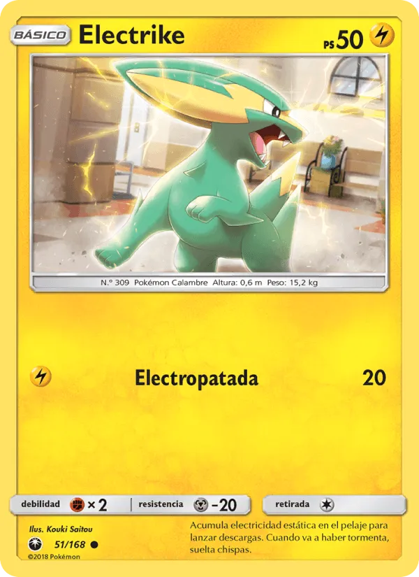 Electrike · Tormenta Celestial 51/168