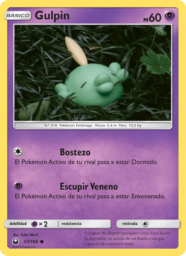 Gulpin · Tormenta Celestial 57/168