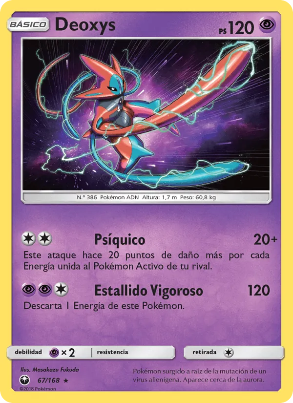 Deoxys · Tormenta Celestial 67/168