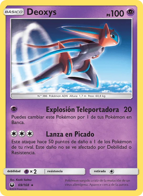 Deoxys · Tormenta Celestial 69/168
