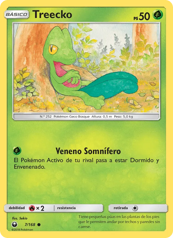 Treecko · Tormenta Celestial 7/168