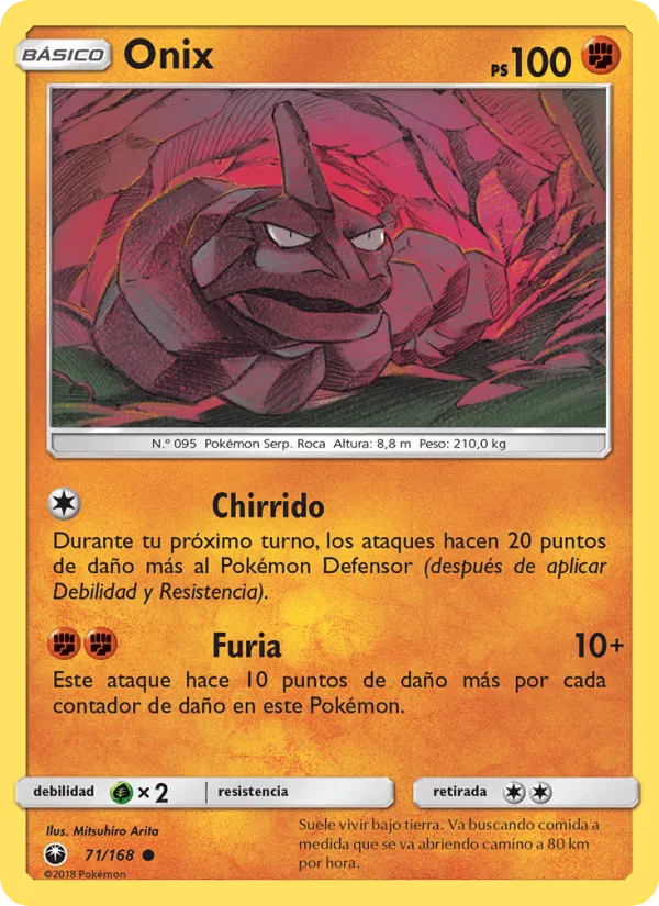 Onix · Tormenta Celestial 71/168