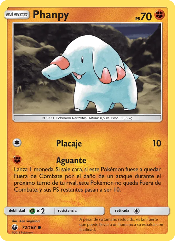 Phanpy · Tormenta Celestial 72/168