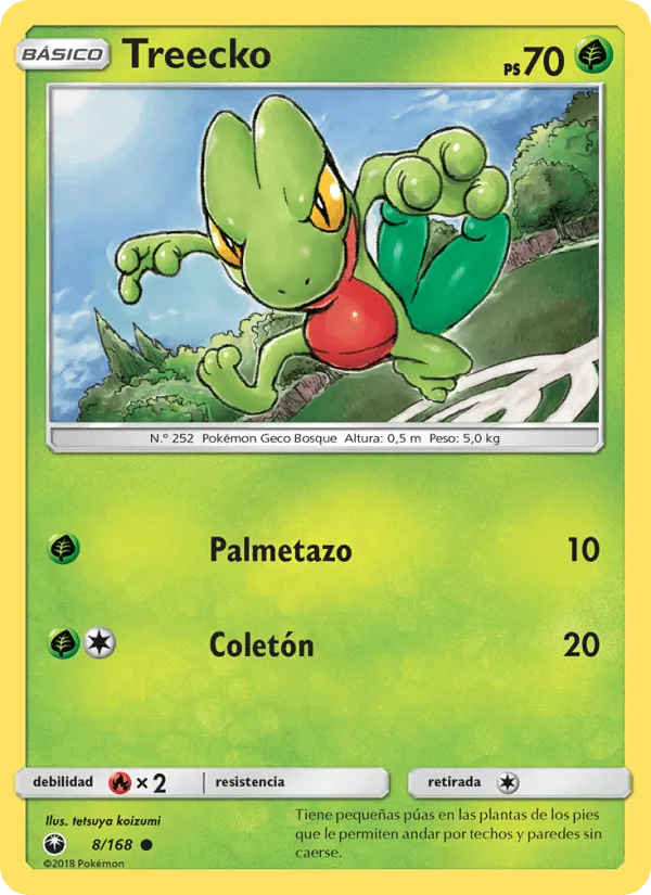 Treecko · Tormenta Celestial 8/168