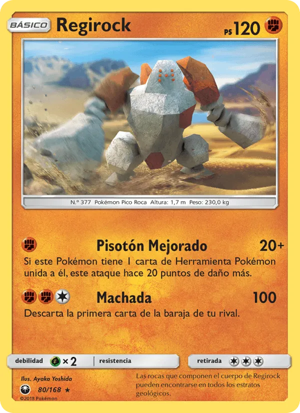 Regirock · Tormenta Celestial 80/168