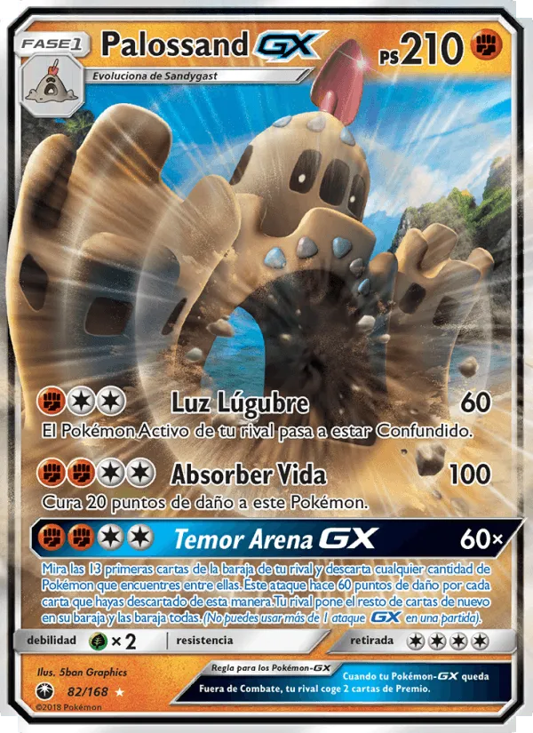 Palossand GX · Tormenta Celestial 82/168