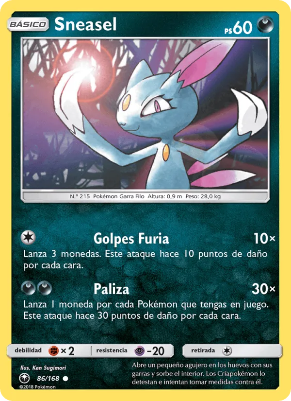 Sneasel · Tormenta Celestial 86/168