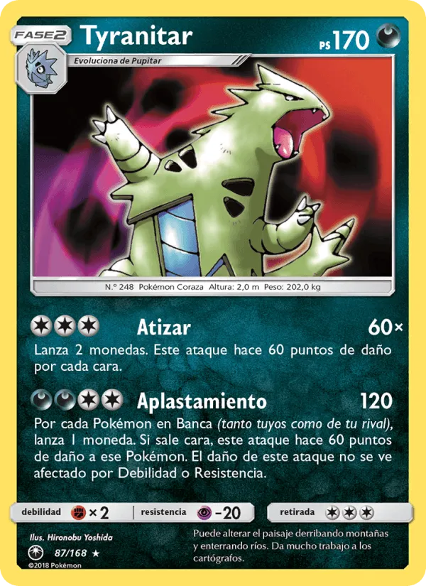 Tyranitar · Tormenta Celestial 87/168