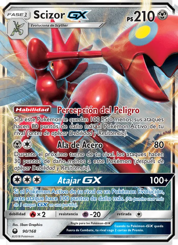 Scizor GX · Tormenta Celestial 90/168