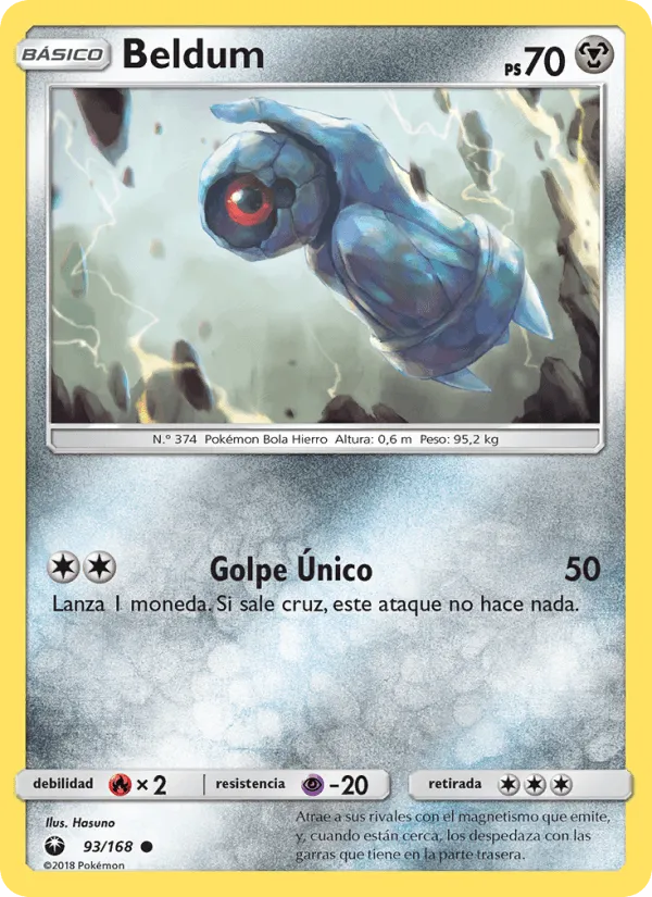 Beldum · Tormenta Celestial 93/168