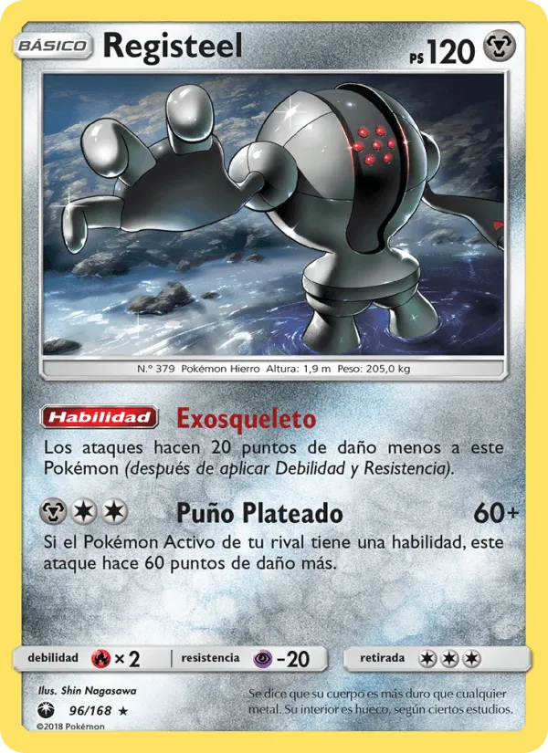 Registeel · Tormenta Celestial 96/168