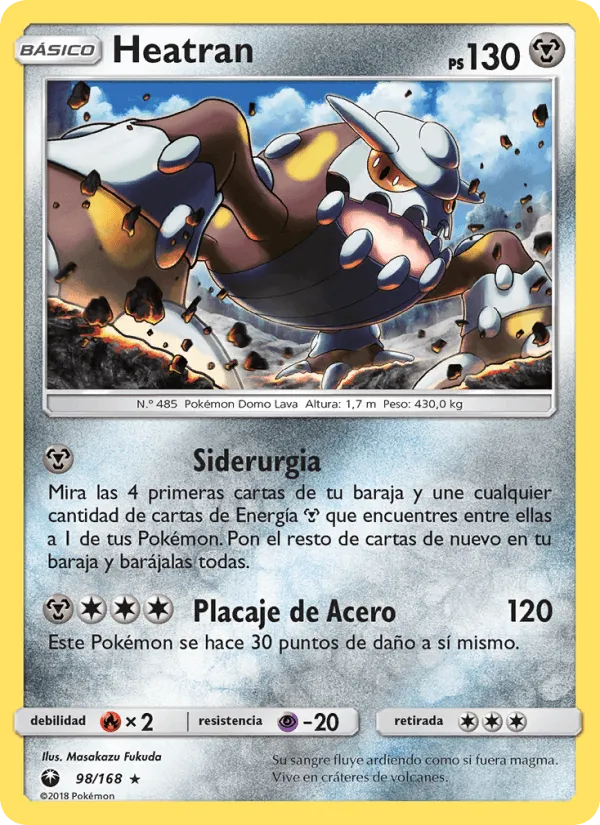 Heatran · Tormenta Celestial 98/168