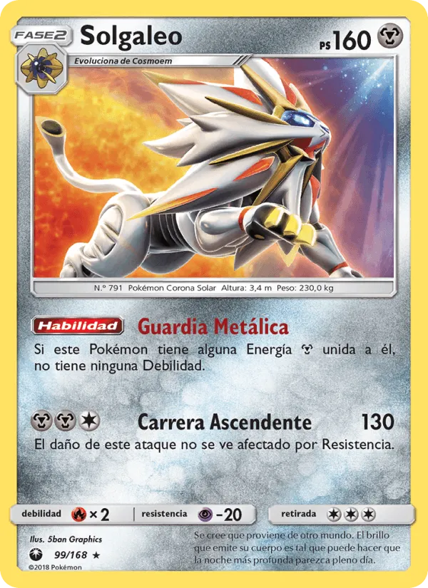 Solgaleo · Tormenta Celestial 99/168