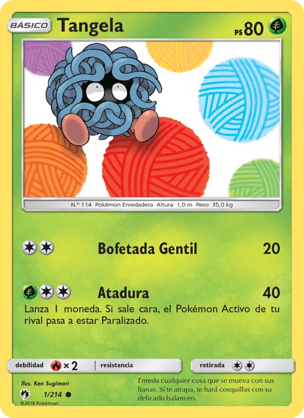 Tangela · Truenos Perdidos 1/214