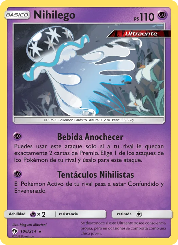 Nihilego · Truenos Perdidos 106/214