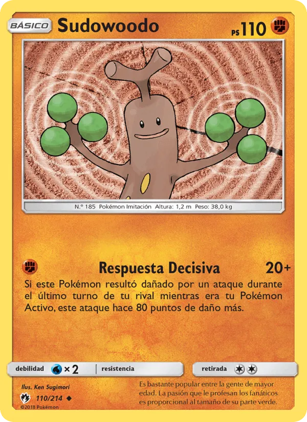 Sudowoodo · Truenos Perdidos 110/214