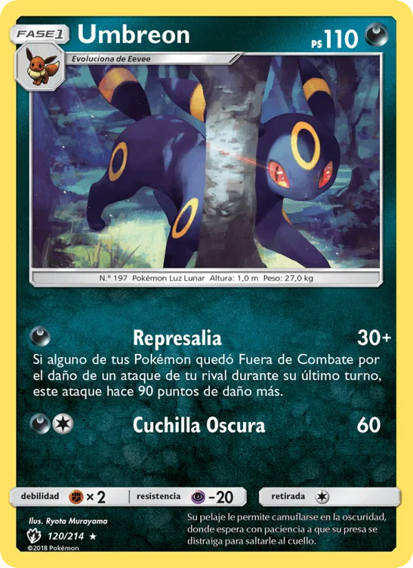 Umbreon · Truenos Perdidos 120/214