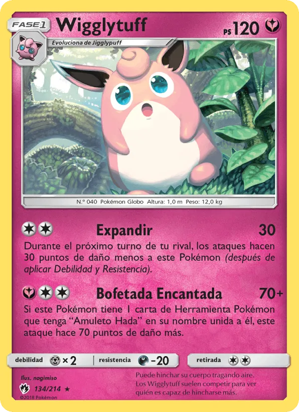 Wigglytuff · Truenos Perdidos 134/214