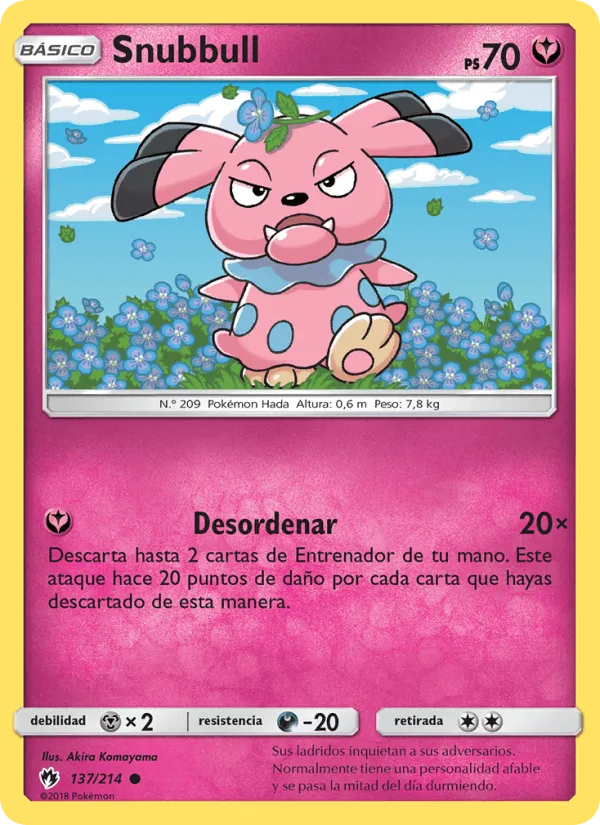 Snubbull · Truenos Perdidos 137/214