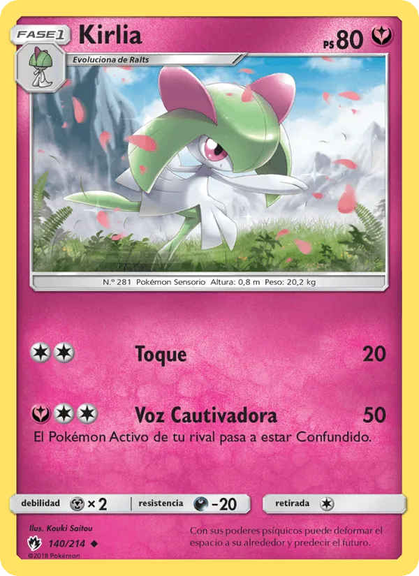 Kirlia · Truenos Perdidos 140/214