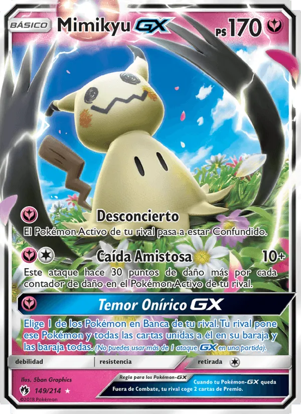 Mimikyu GX · Truenos Perdidos 149/214