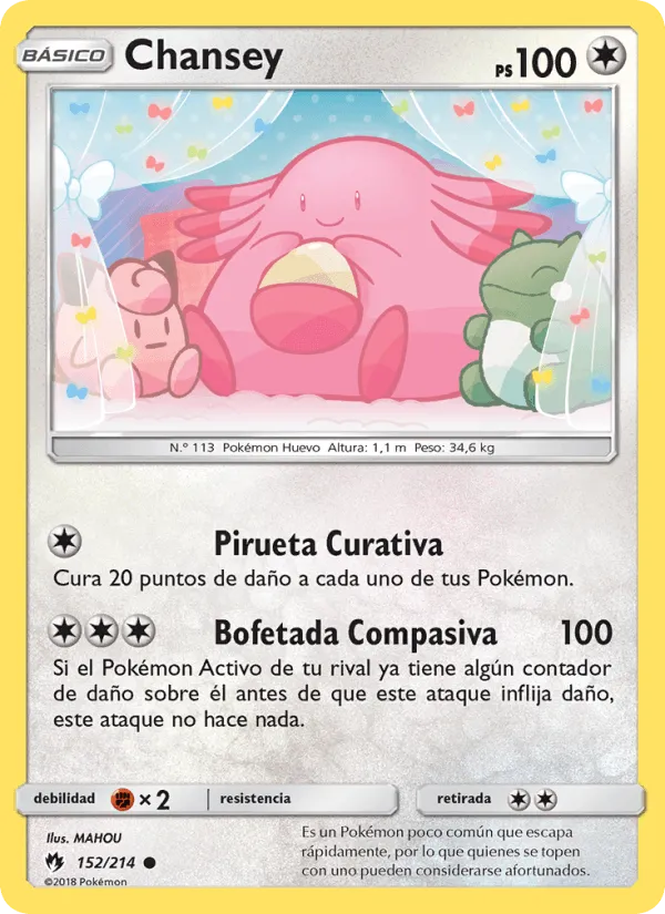 Chansey · Truenos Perdidos 152/214