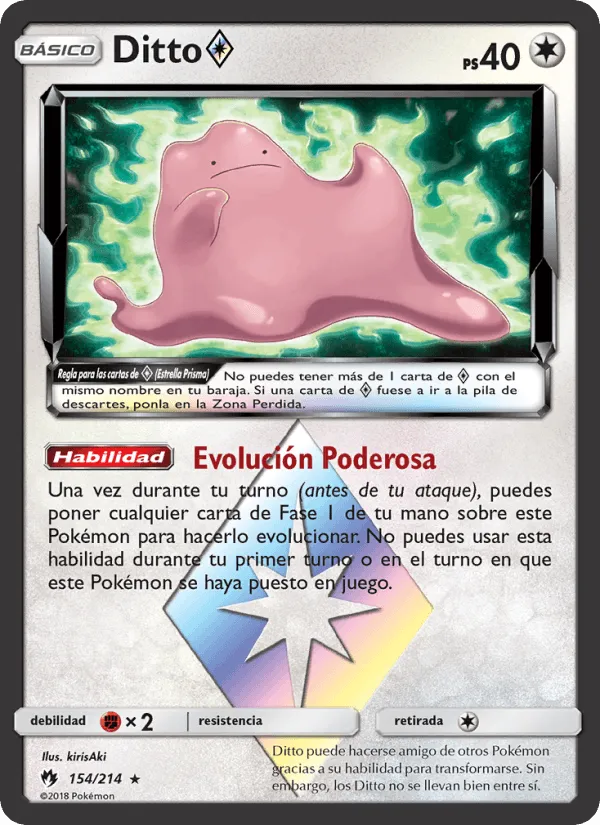 Ditto ◇ · Truenos Perdidos 154/214